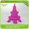 Изысканная Франция Red Eiffel Iron Tower Shaped Eraser